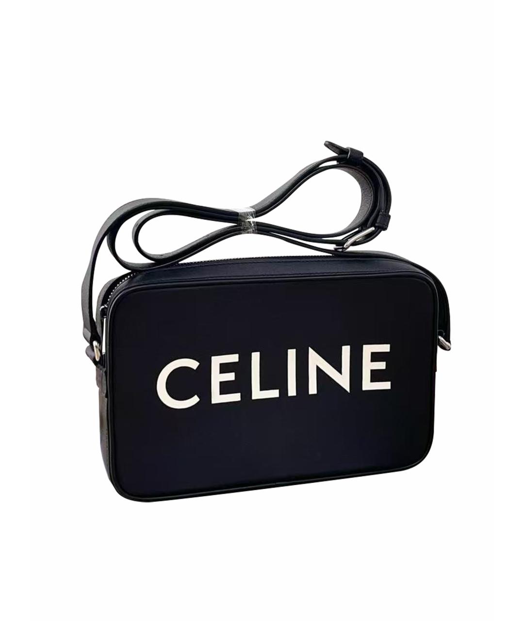 CELINE Черная сумка через плечо, фото 8