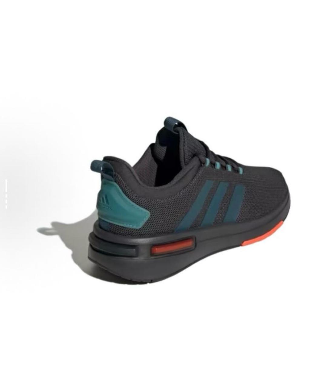 ADIDAS Антрацитовые текстильные низкие кроссовки / кеды, фото 5