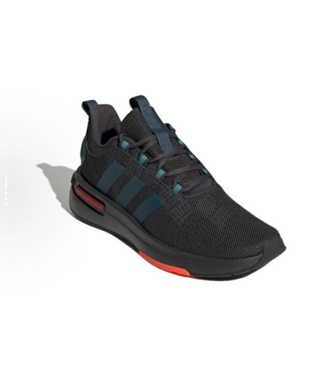 ADIDAS Антрацитовые текстильные низкие кроссовки / кеды, фото 4