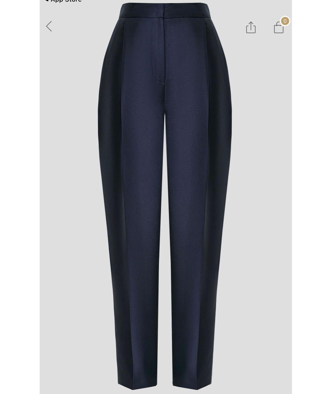 12 STOREEZ Темно-синие прямые брюки, фото 8