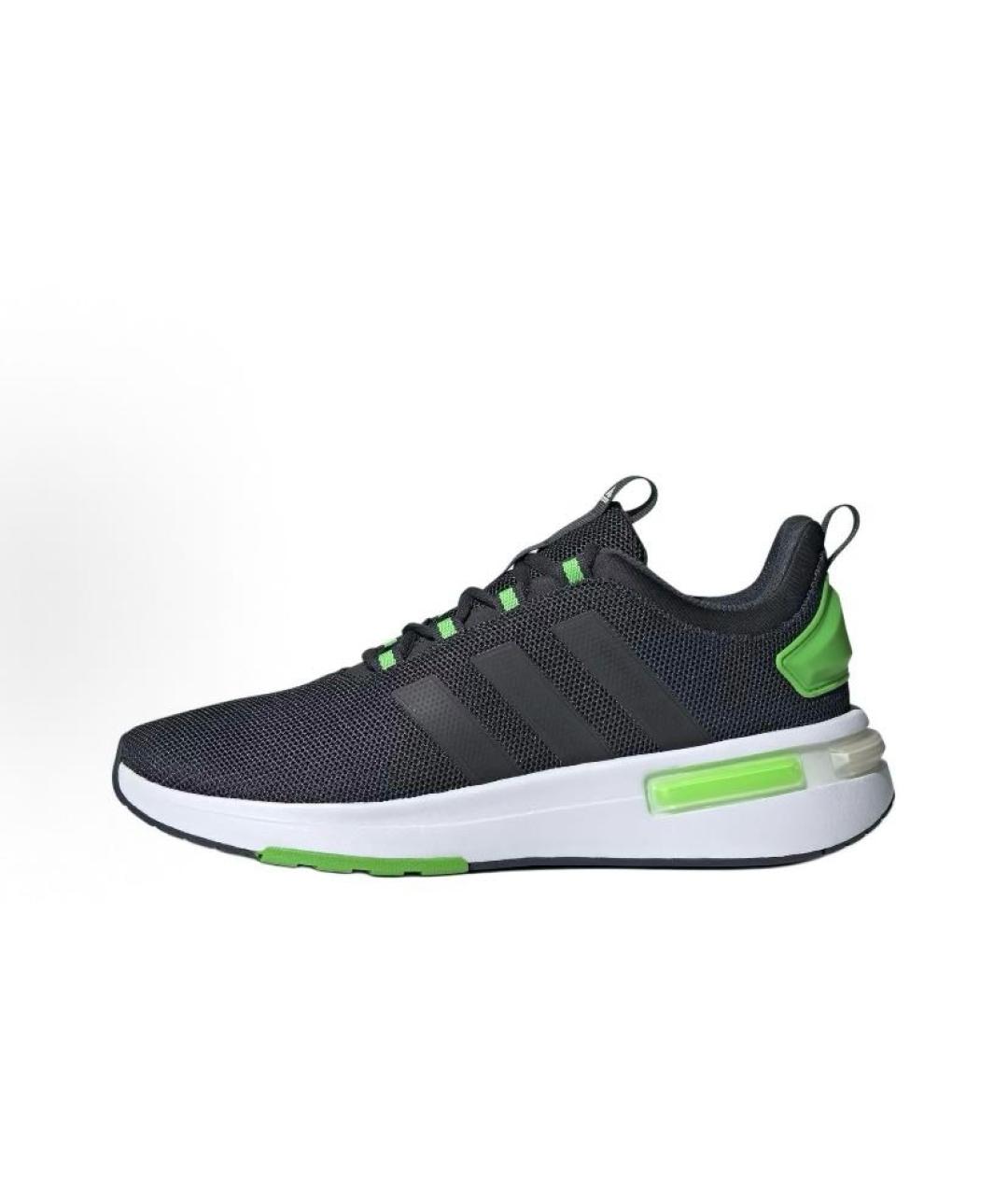 ADIDAS Антрацитовые текстильные низкие кроссовки / кеды, фото 2