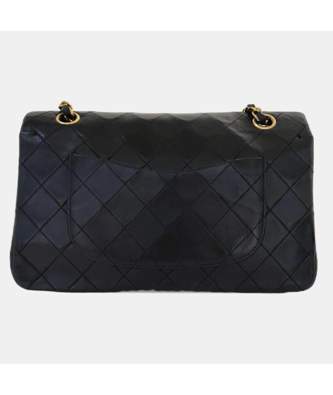 CHANEL Черная кожаная сумка через плечо, фото 4