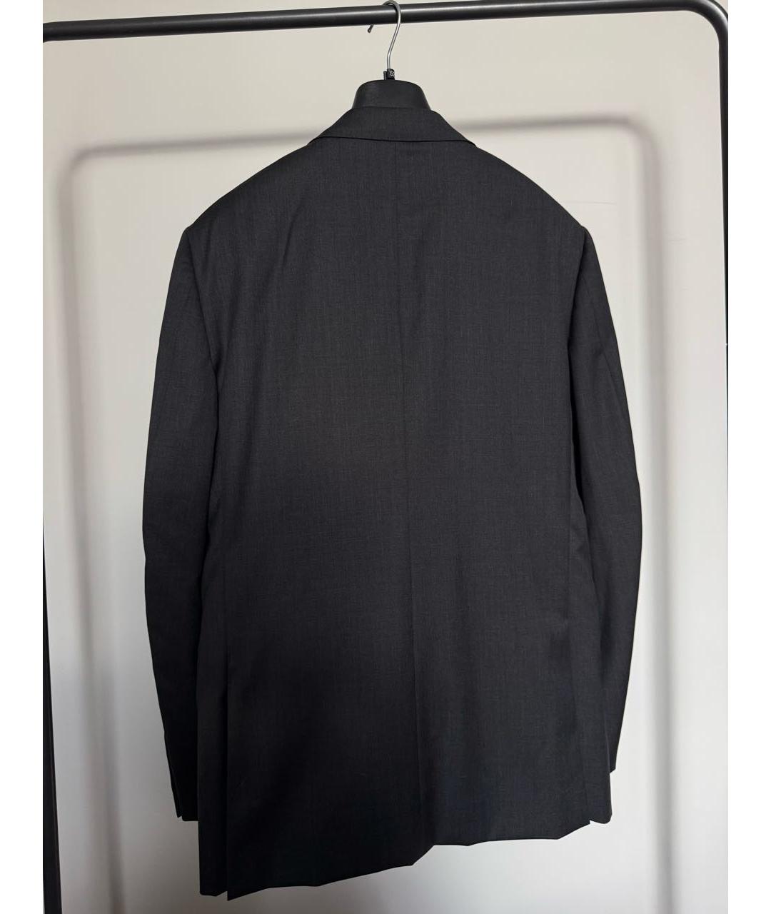 ZEGNA Антрацитовый повседневный костюм, фото 5