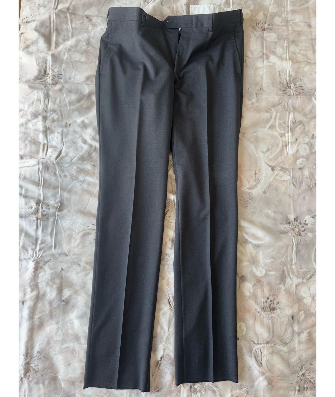 ZEGNA Антрацитовый повседневный костюм, фото 2