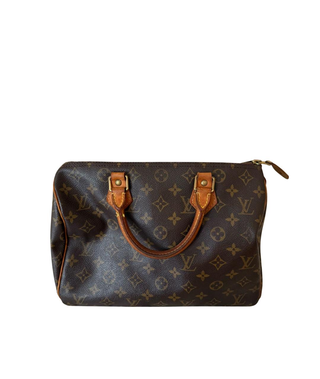 LOUIS VUITTON Коричневая сумка тоут, фото 9