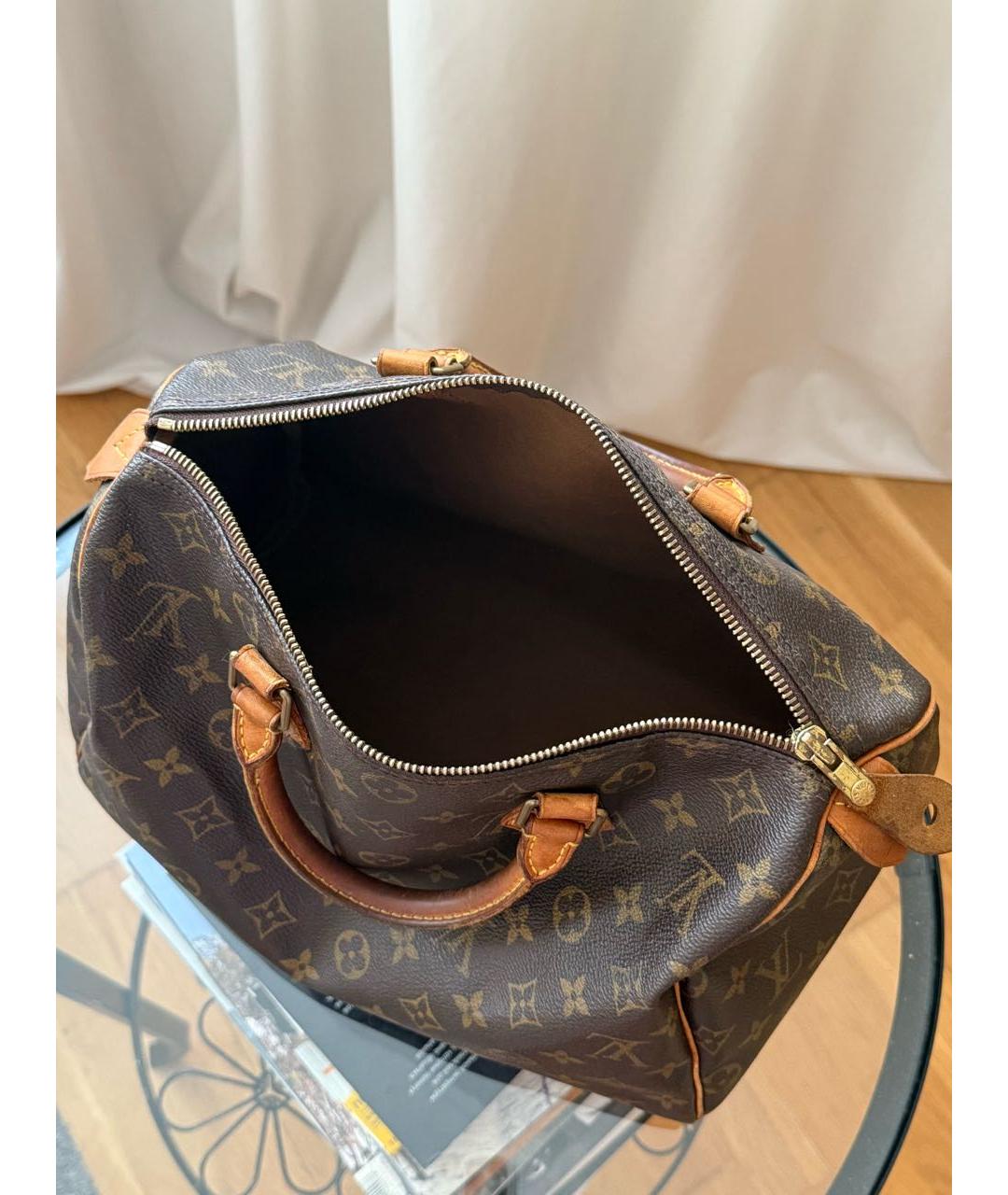 LOUIS VUITTON Коричневая сумка тоут, фото 6