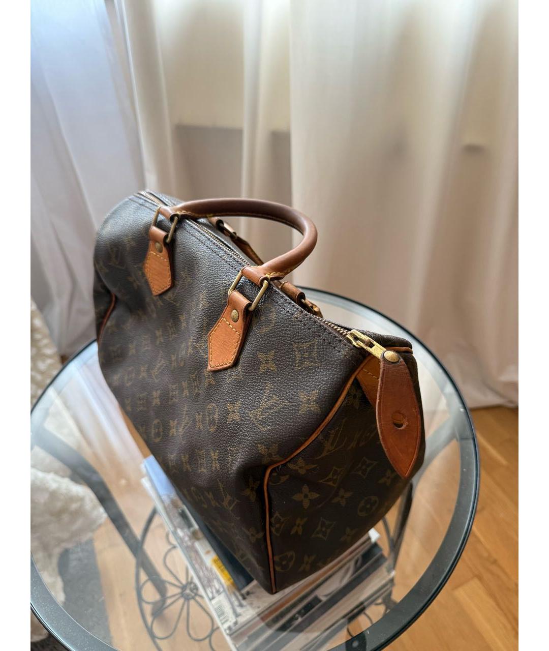LOUIS VUITTON Коричневая сумка тоут, фото 5