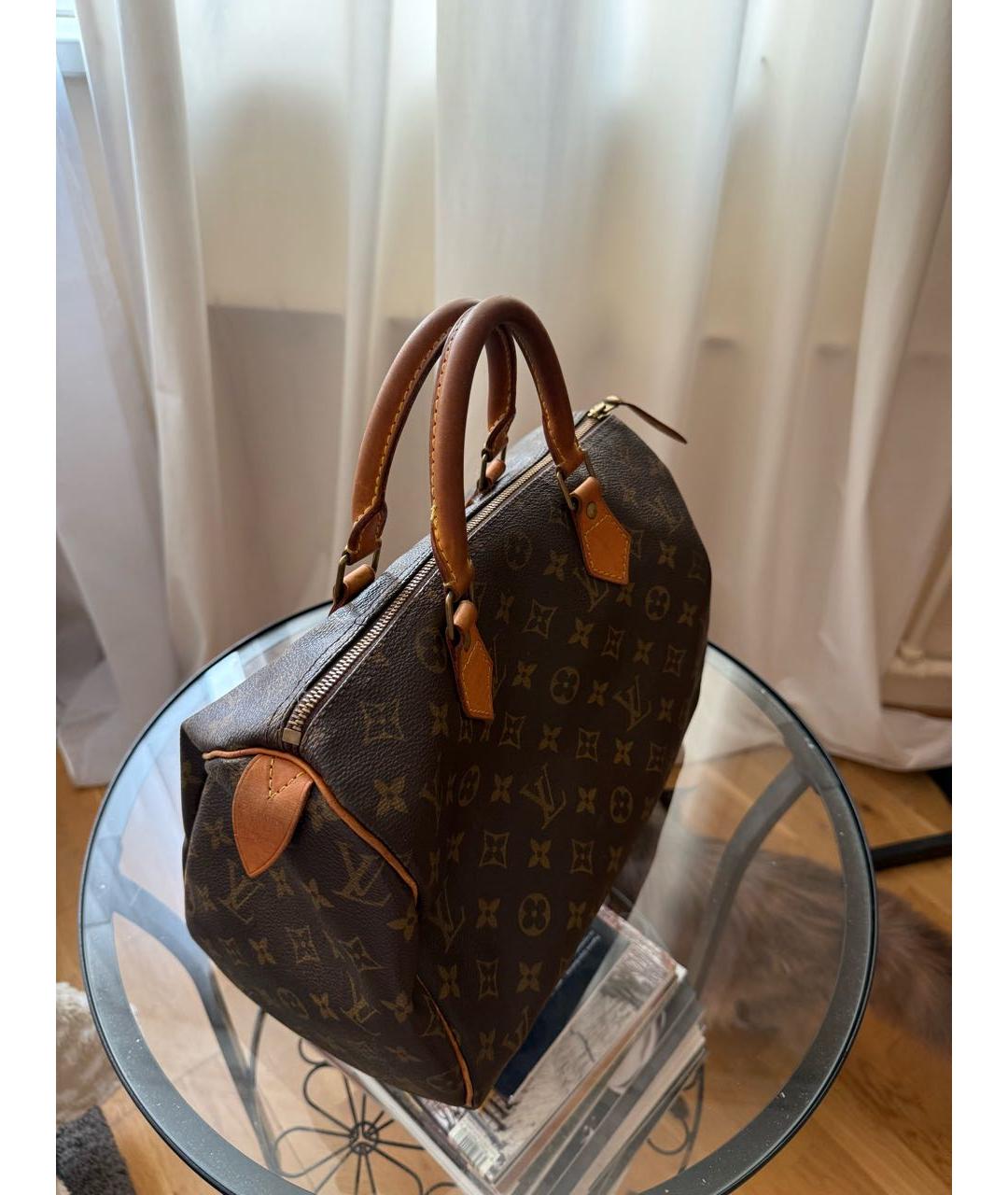 LOUIS VUITTON Коричневая сумка тоут, фото 3