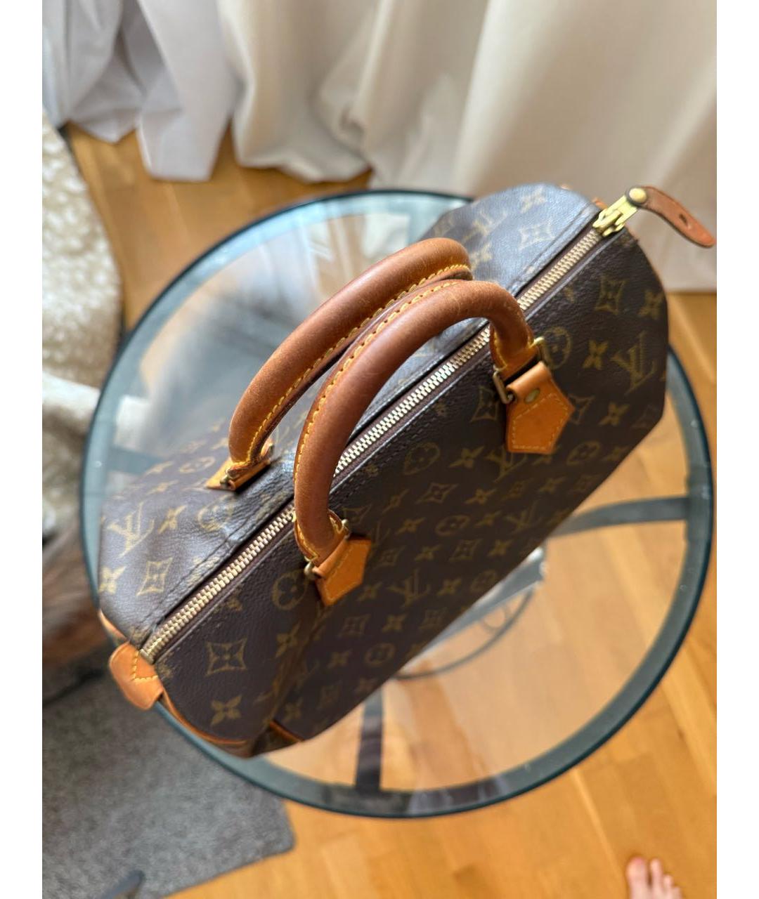 LOUIS VUITTON Коричневая сумка тоут, фото 4
