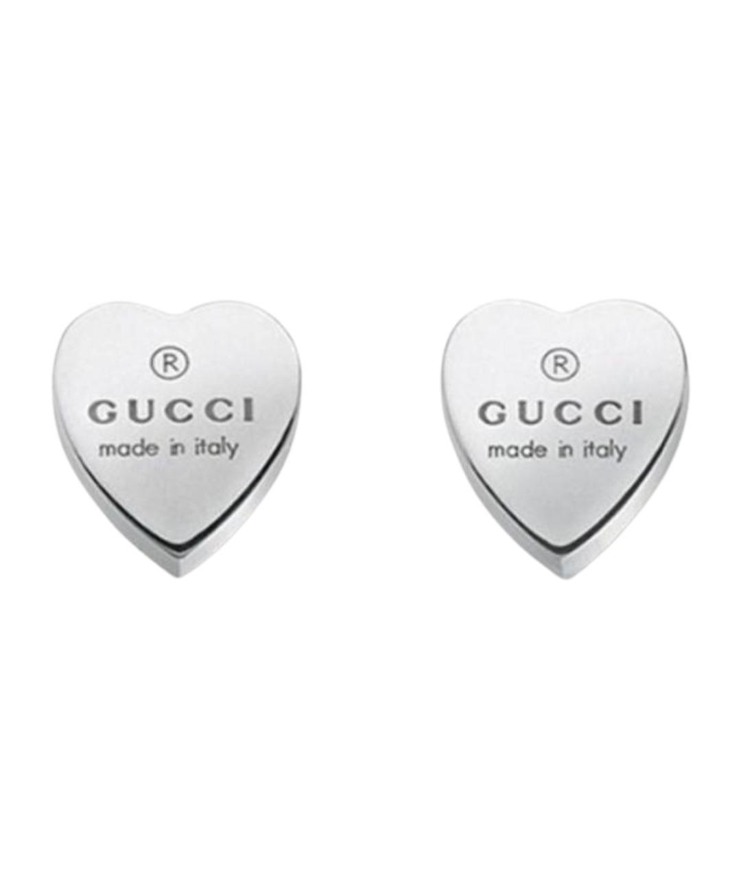 GUCCI Серебряные серебряные серьги, фото 1