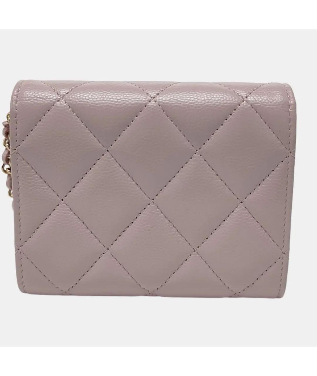 CHANEL Розовая кожаная сумка через плечо, фото 4