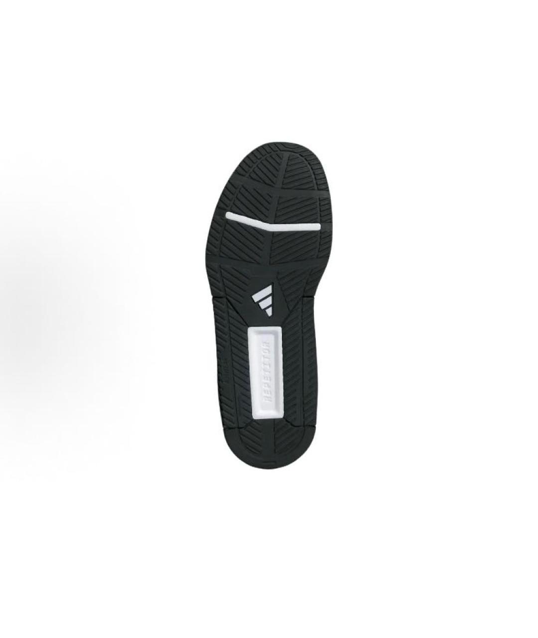 ADIDAS Черные текстильные низкие кроссовки / кеды, фото 5