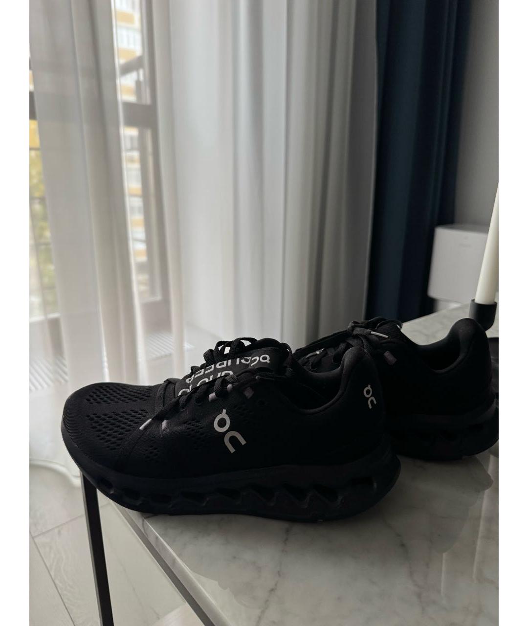 ON Черные текстильные кроссовки, фото 8