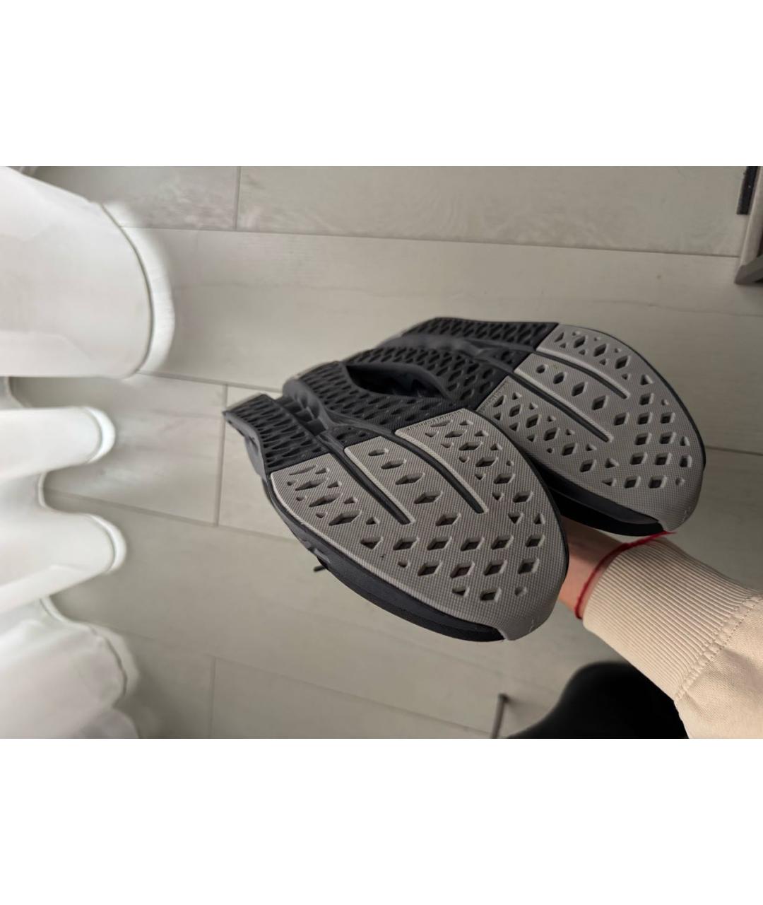 ON Черные текстильные кроссовки, фото 5