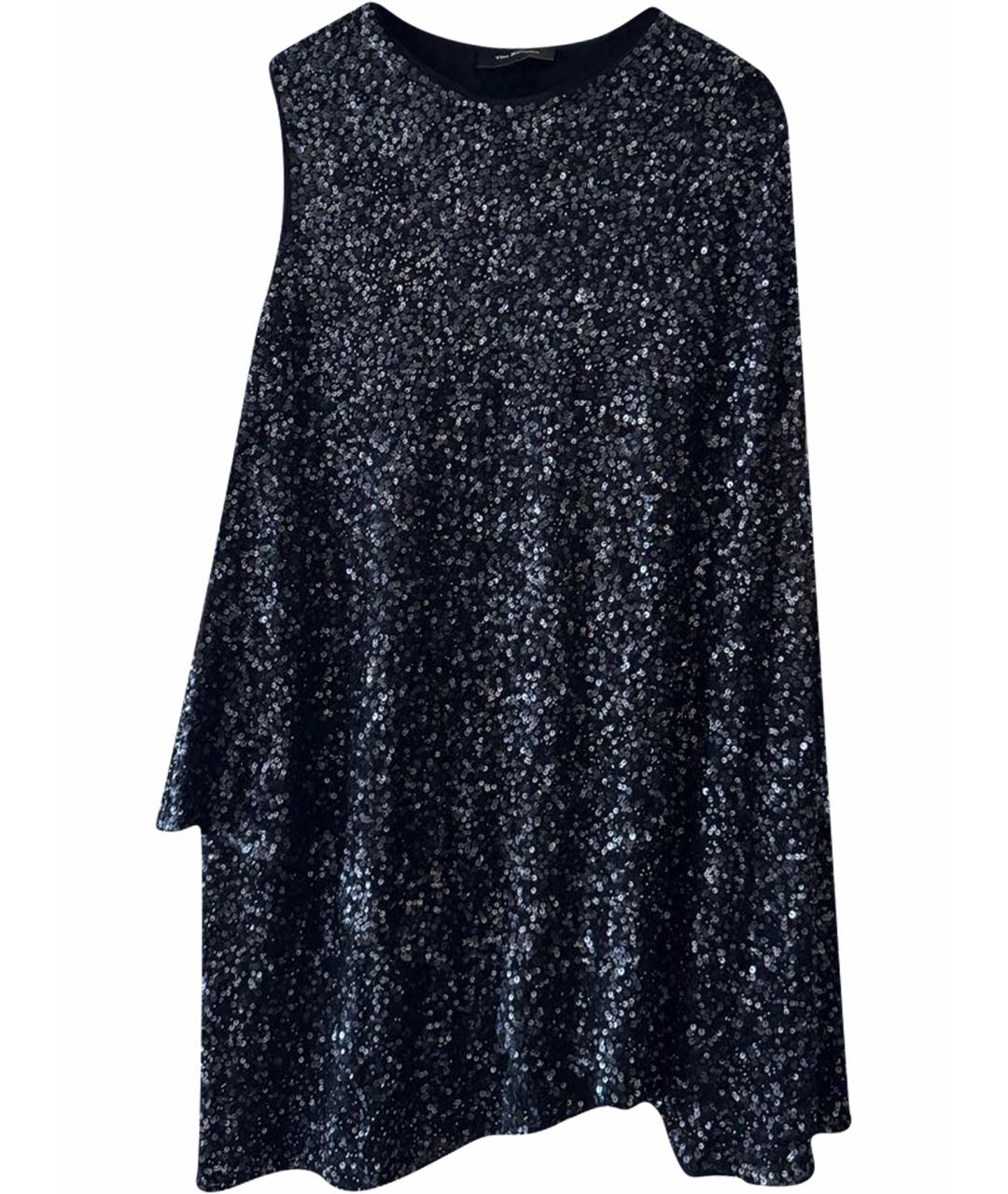THE KOOPLES Черное полиэстеровое коктейльное платье, фото 1