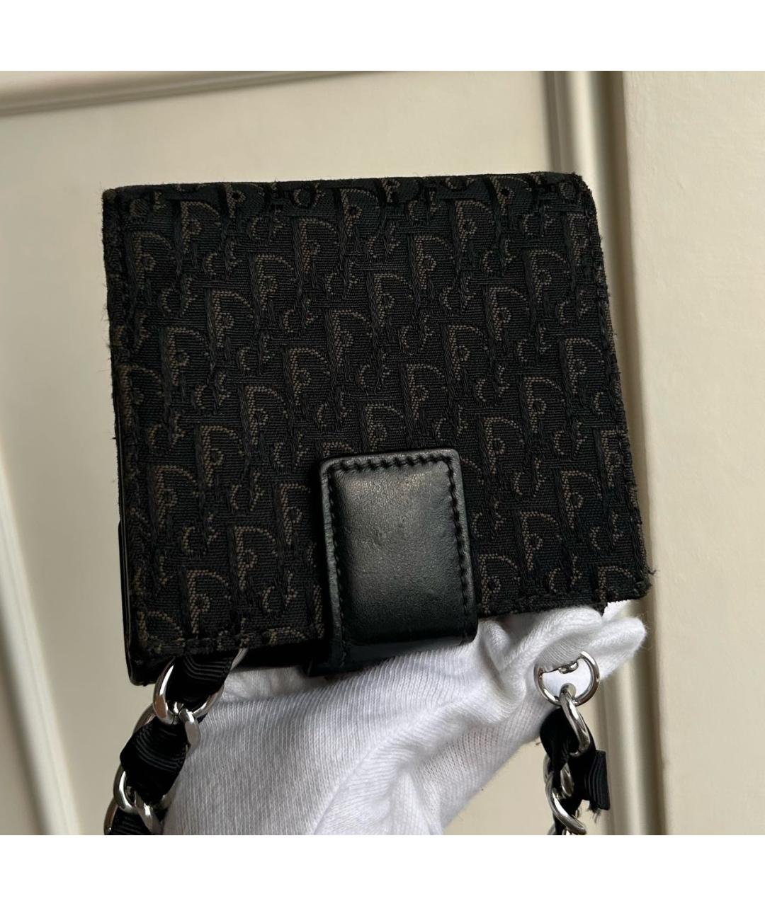 CHRISTIAN DIOR Черный кошелек, фото 3