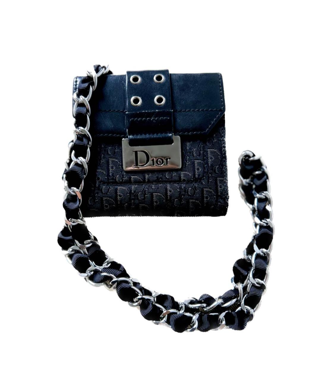 CHRISTIAN DIOR Черный кошелек, фото 8