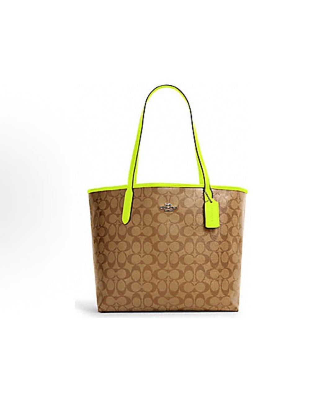 COACH Кожаная сумка тоут, фото 5