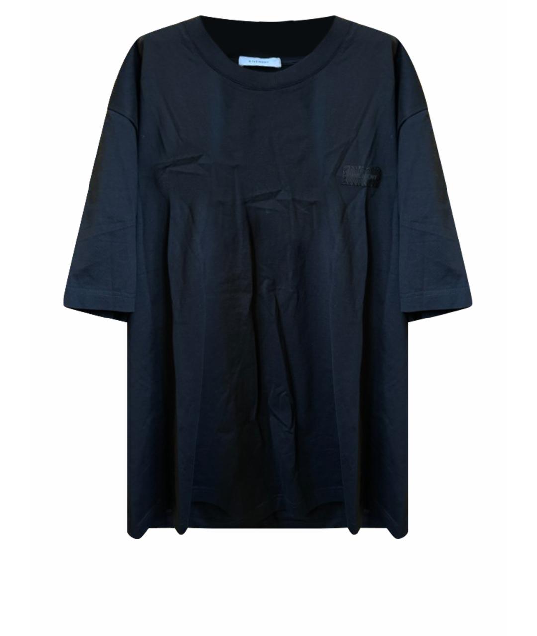 GIVENCHY Черная хлопковая футболка, фото 1