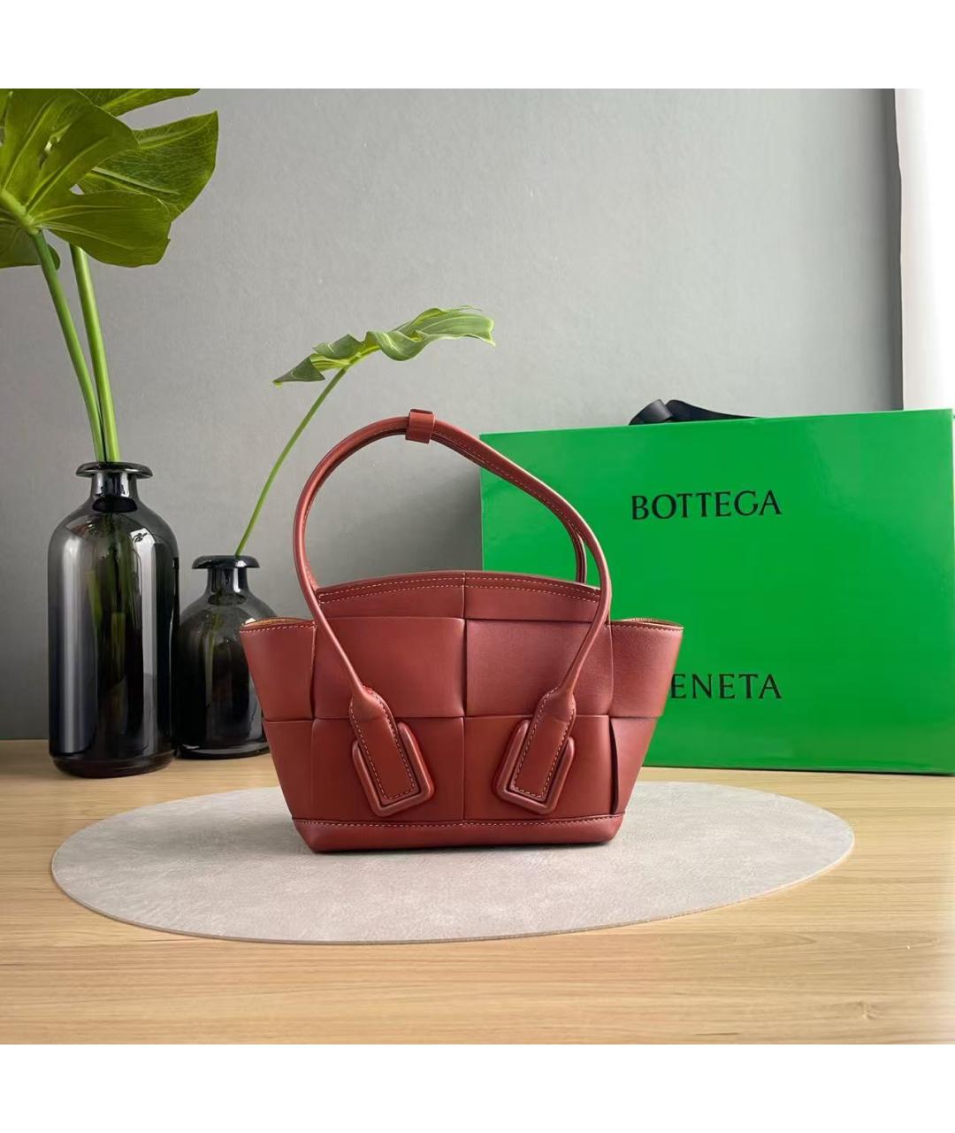 BOTTEGA VENETA Хаки сумка через плечо из искусственной кожи, фото 4
