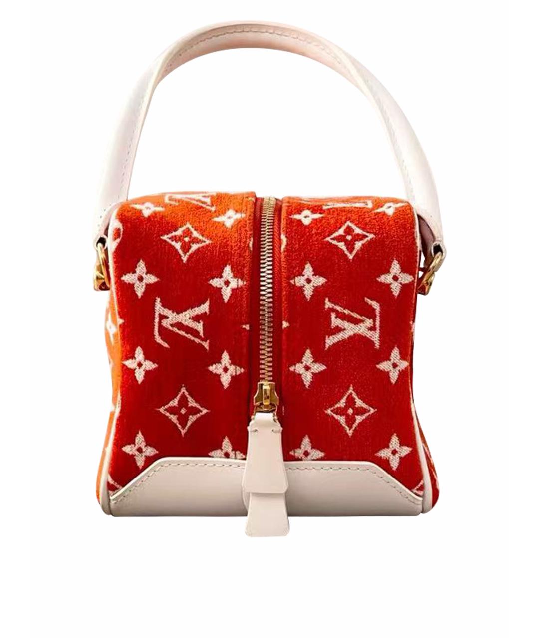 LOUIS VUITTON Оранжевая сумка с короткими ручками, фото 1