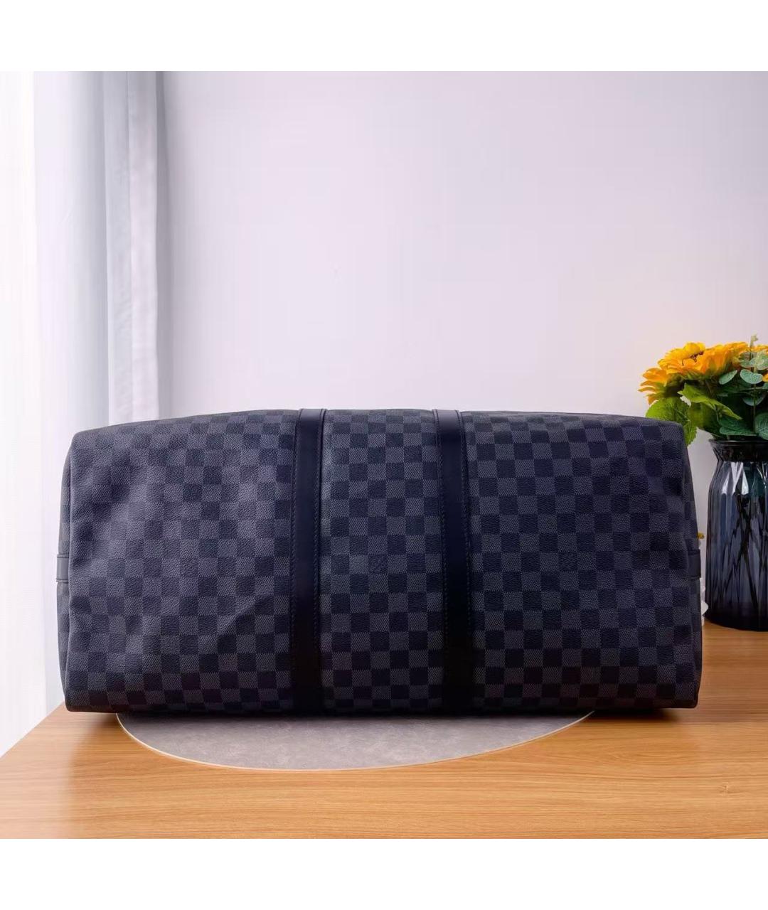 LOUIS VUITTON Черная сумка с короткими ручками, фото 3