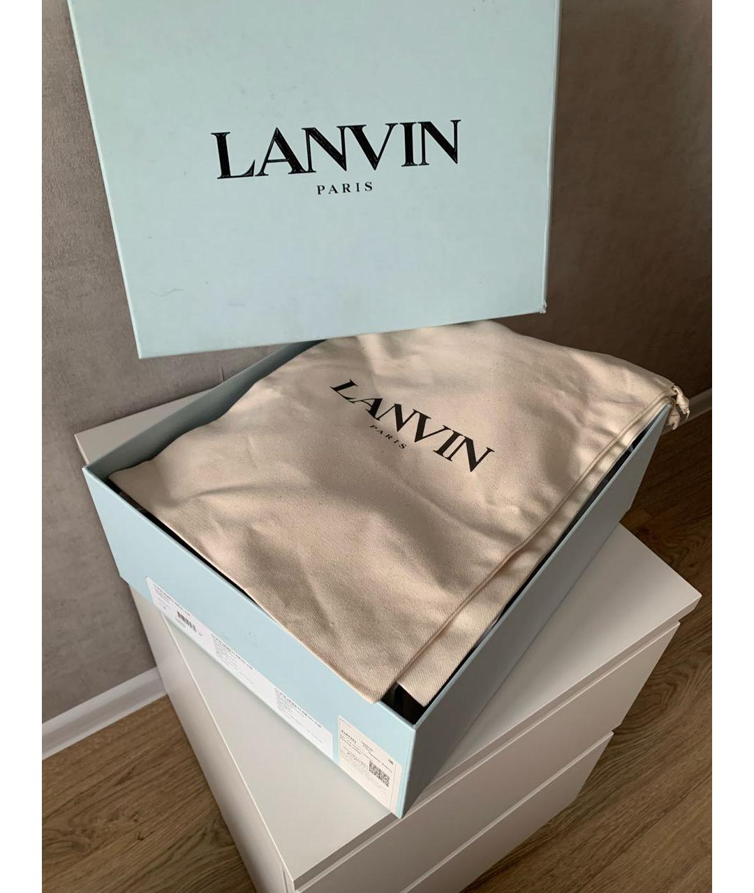 LANVIN Мульти кеды, фото 8