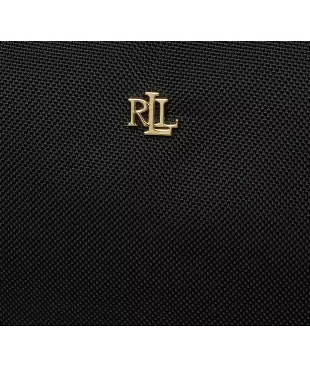 RALPH LAUREN Черная сумка тоут, фото 6