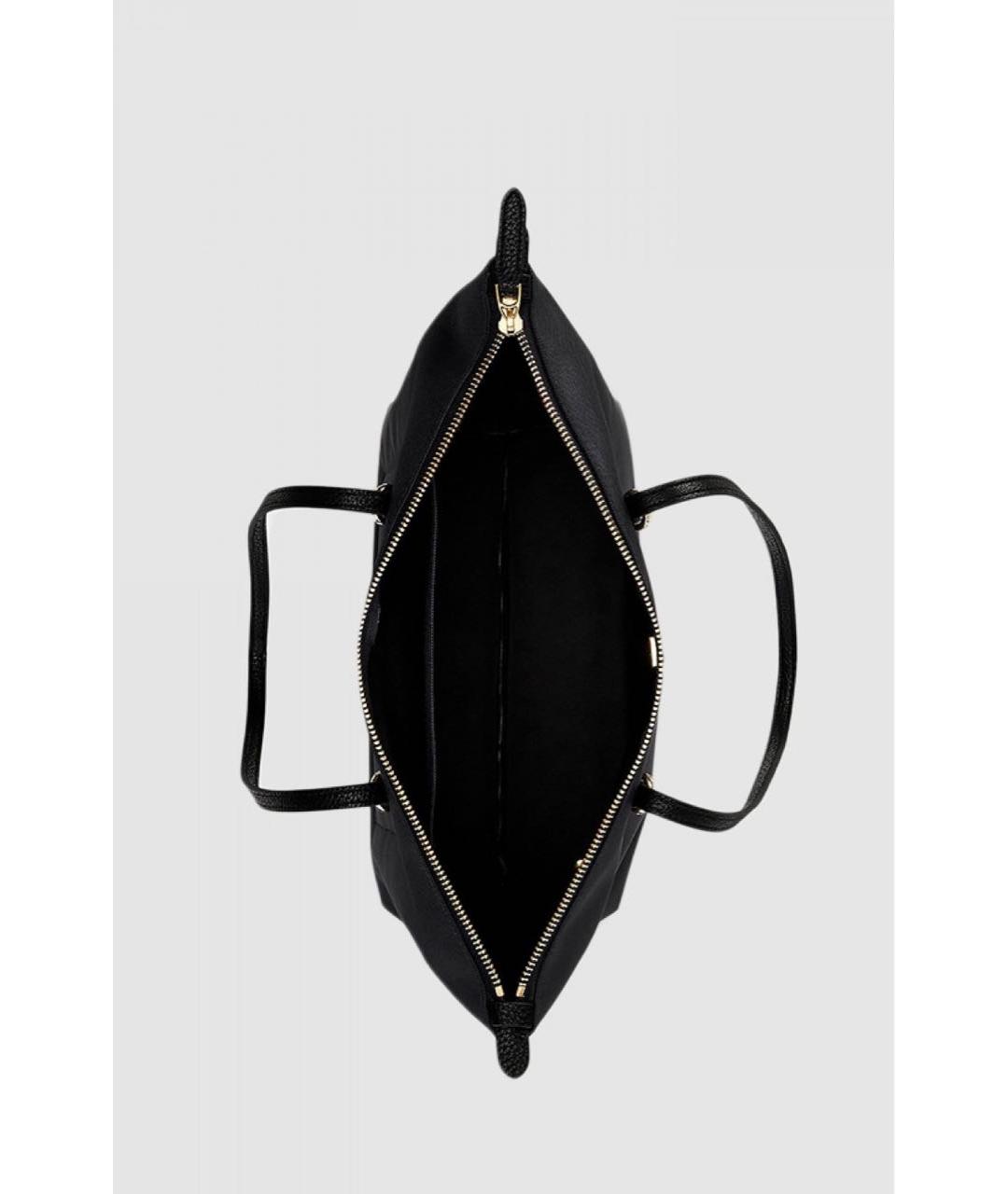 RALPH LAUREN Черная сумка тоут, фото 4