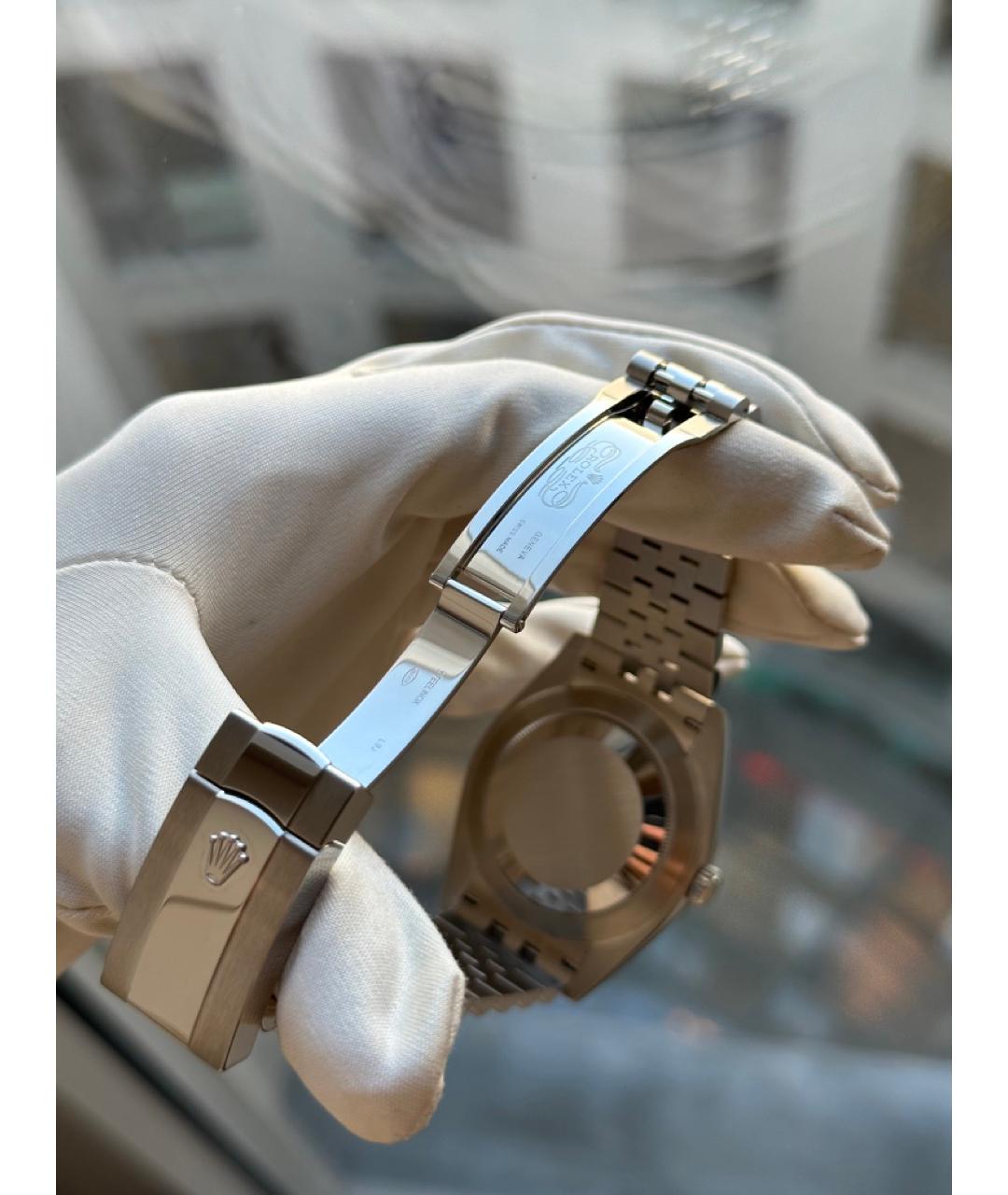 ROLEX Зеленые часы, фото 5
