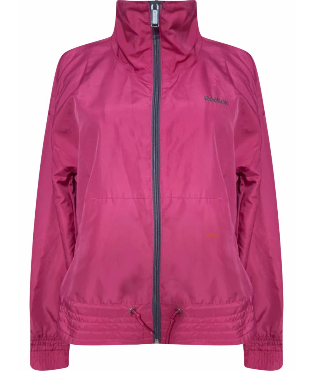 REEBOK Фуксия синтетическая спортивная куртка, фото 1