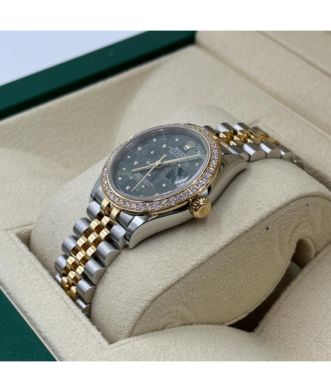 ROLEX Зеленые часы, фото 4