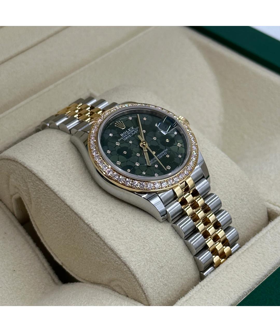 ROLEX Зеленые часы, фото 5