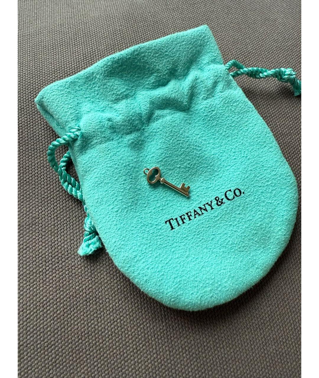 TIFFANY&CO Золотая металлическая подвеска, фото 3