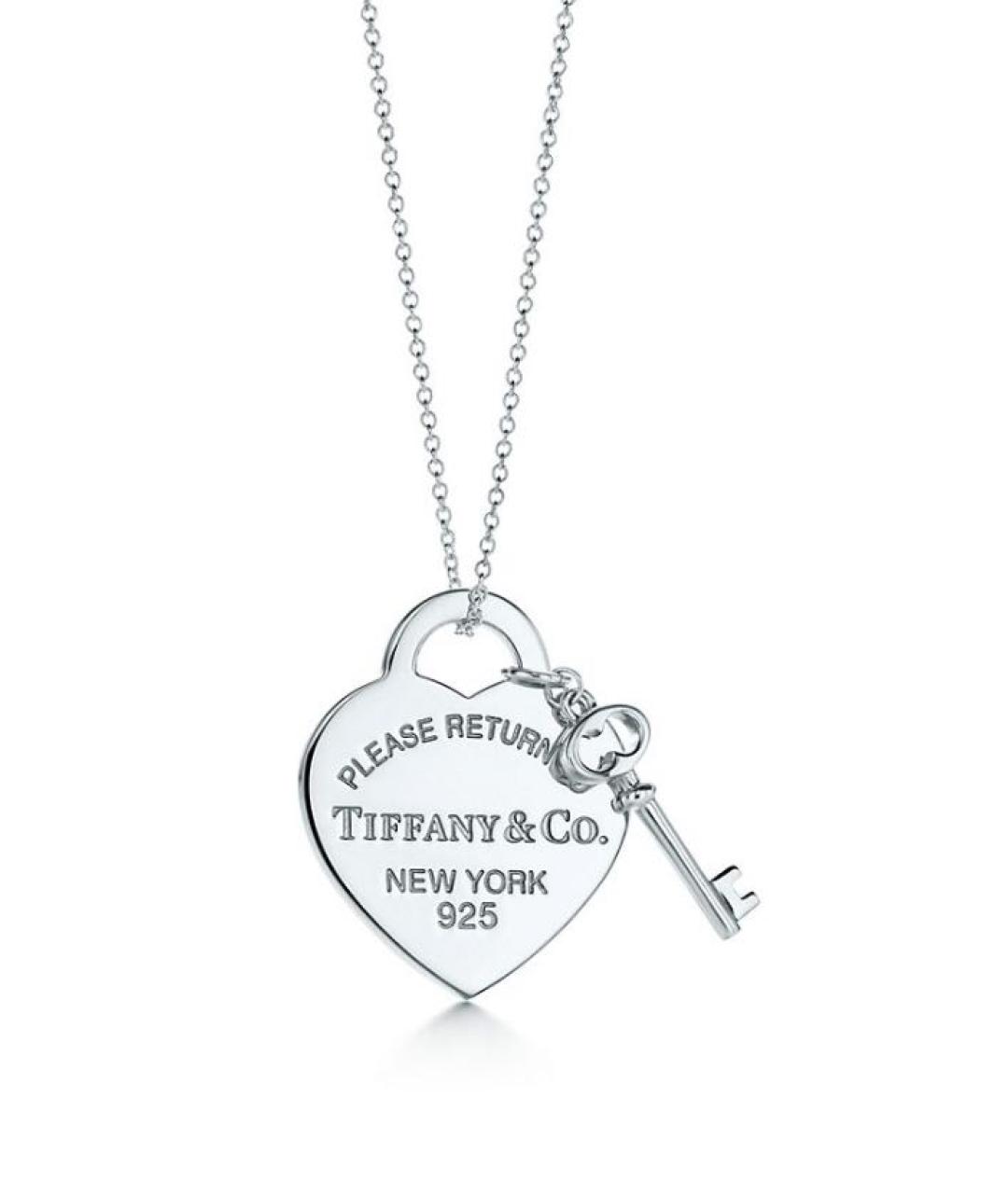 TIFFANY&CO Золотая металлическая подвеска, фото 6