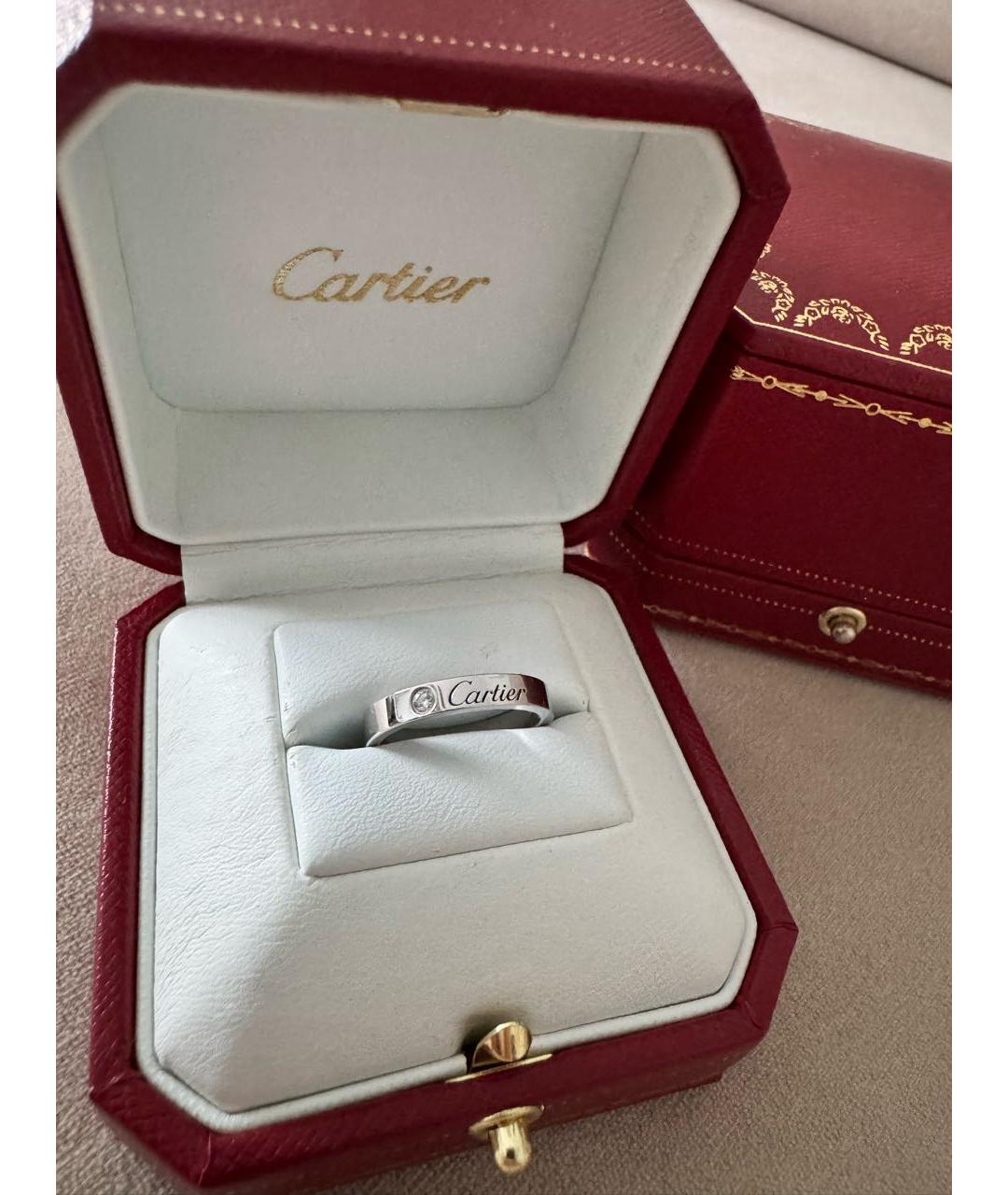 CARTIER Серебряное платиновое кольцо, фото 2