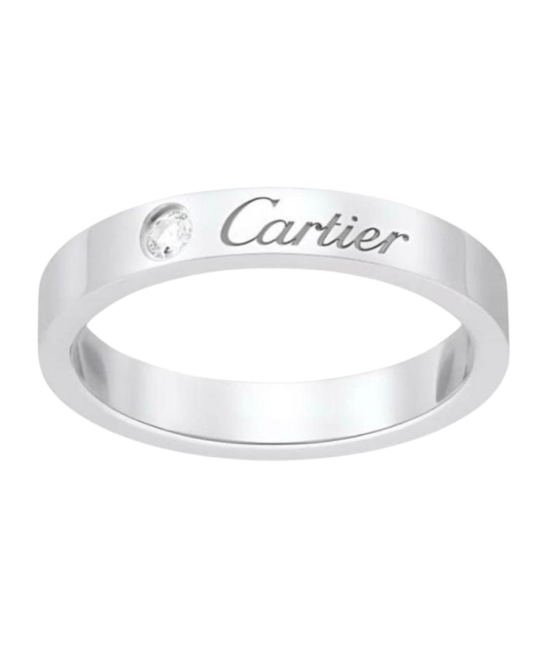 CARTIER Серебряное платиновое кольцо, фото 1