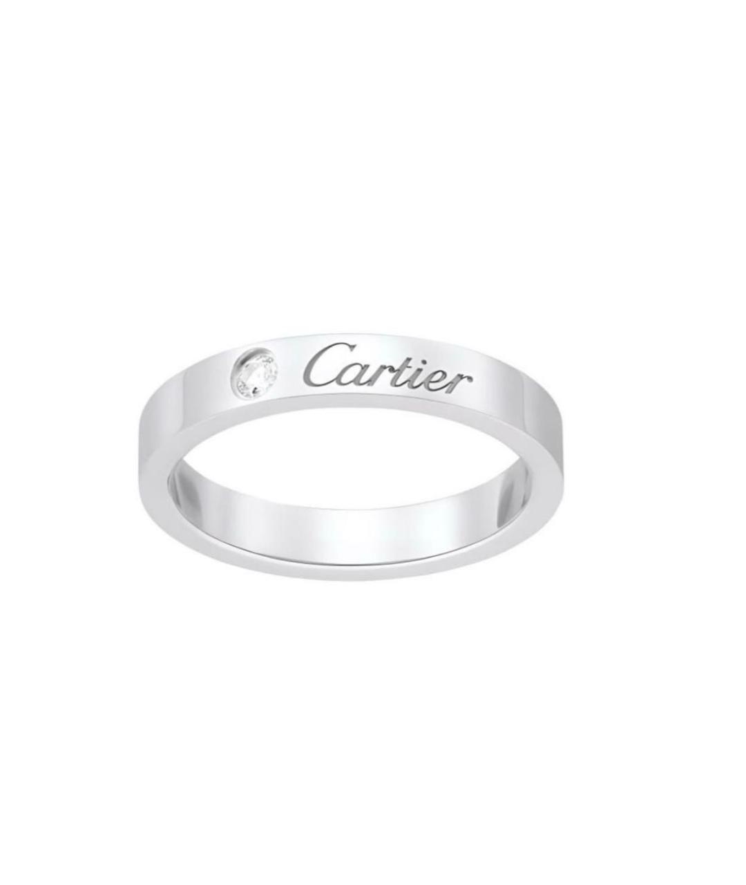 CARTIER Серебряное платиновое кольцо, фото 3