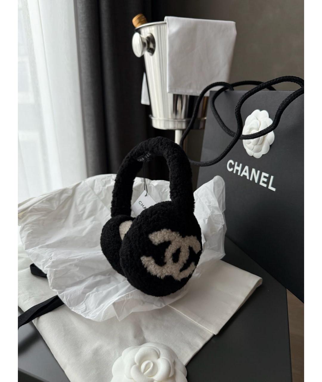 CHANEL Черные наушники, фото 2