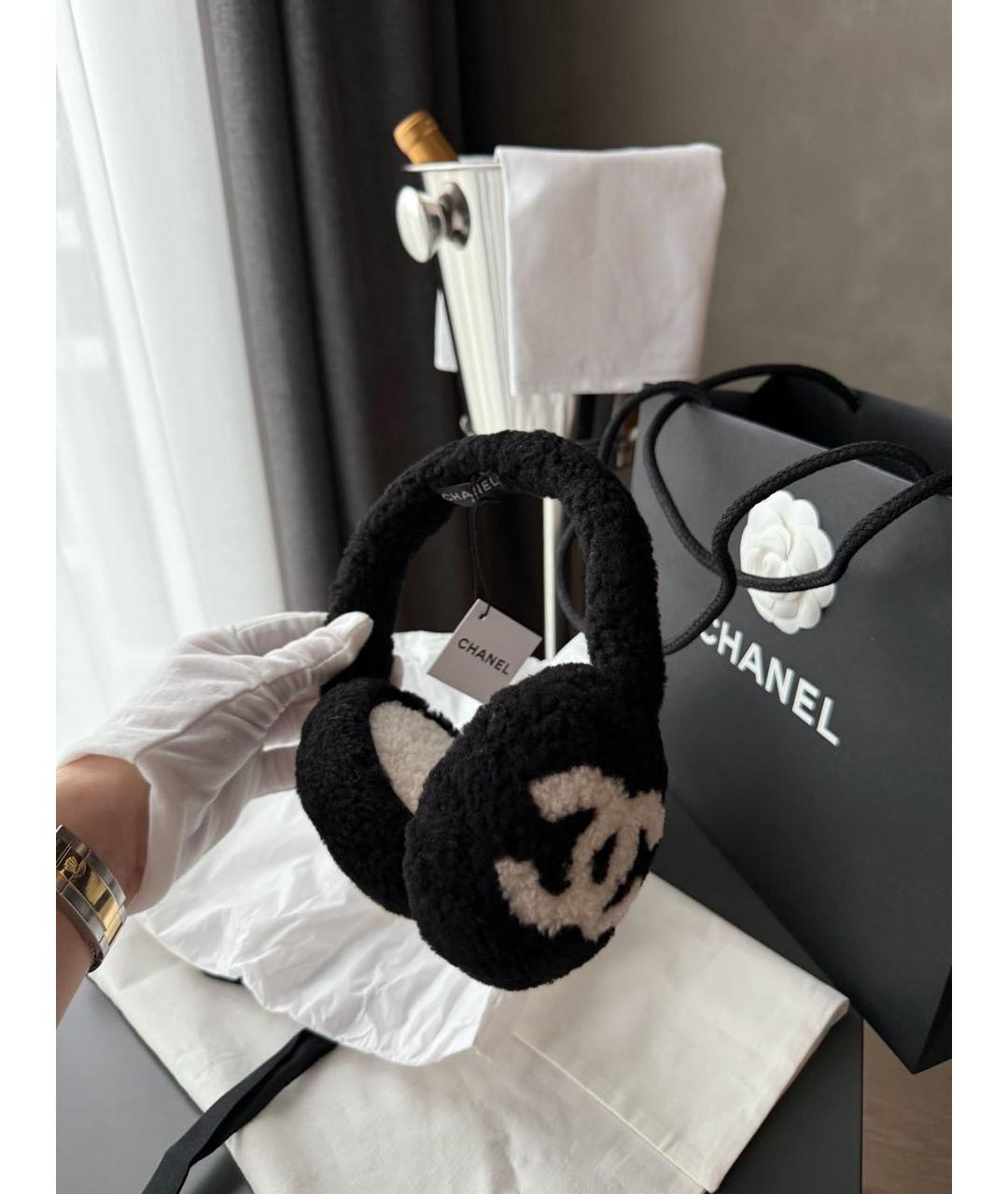 CHANEL Черные наушники, фото 3