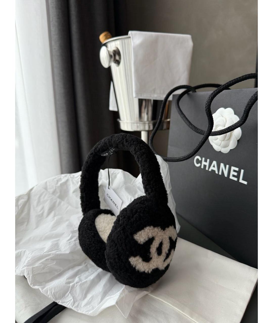 CHANEL Черные наушники, фото 4