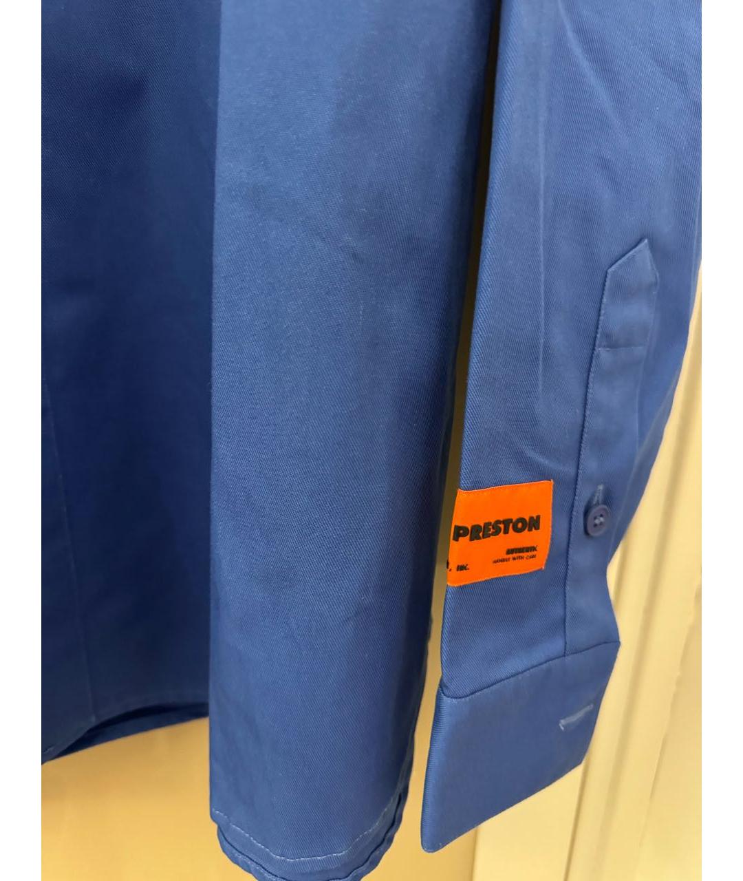 HERON PRESTON Темно-синяя кэжуал рубашка, фото 5
