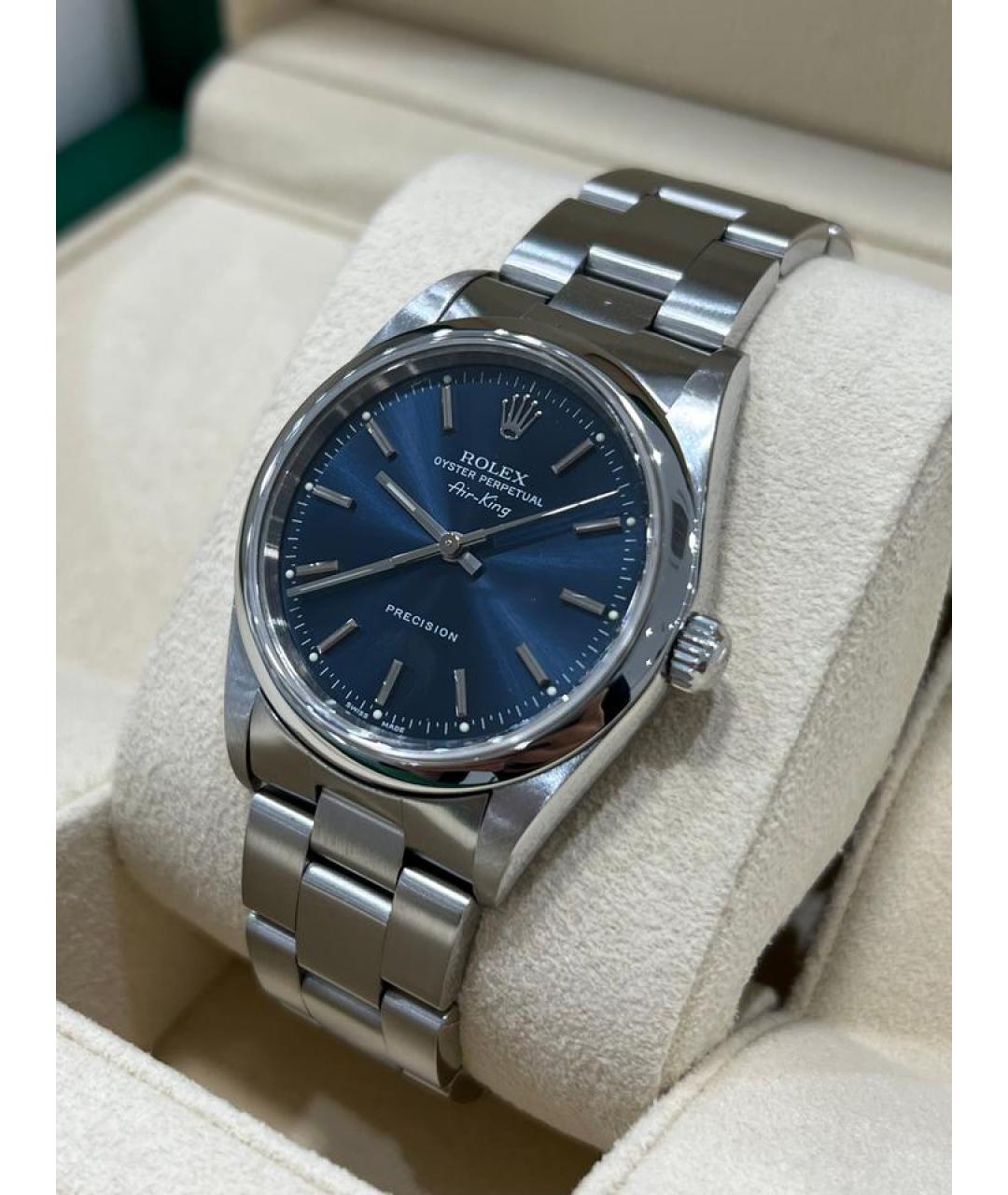 ROLEX Темно-синие часы, фото 4