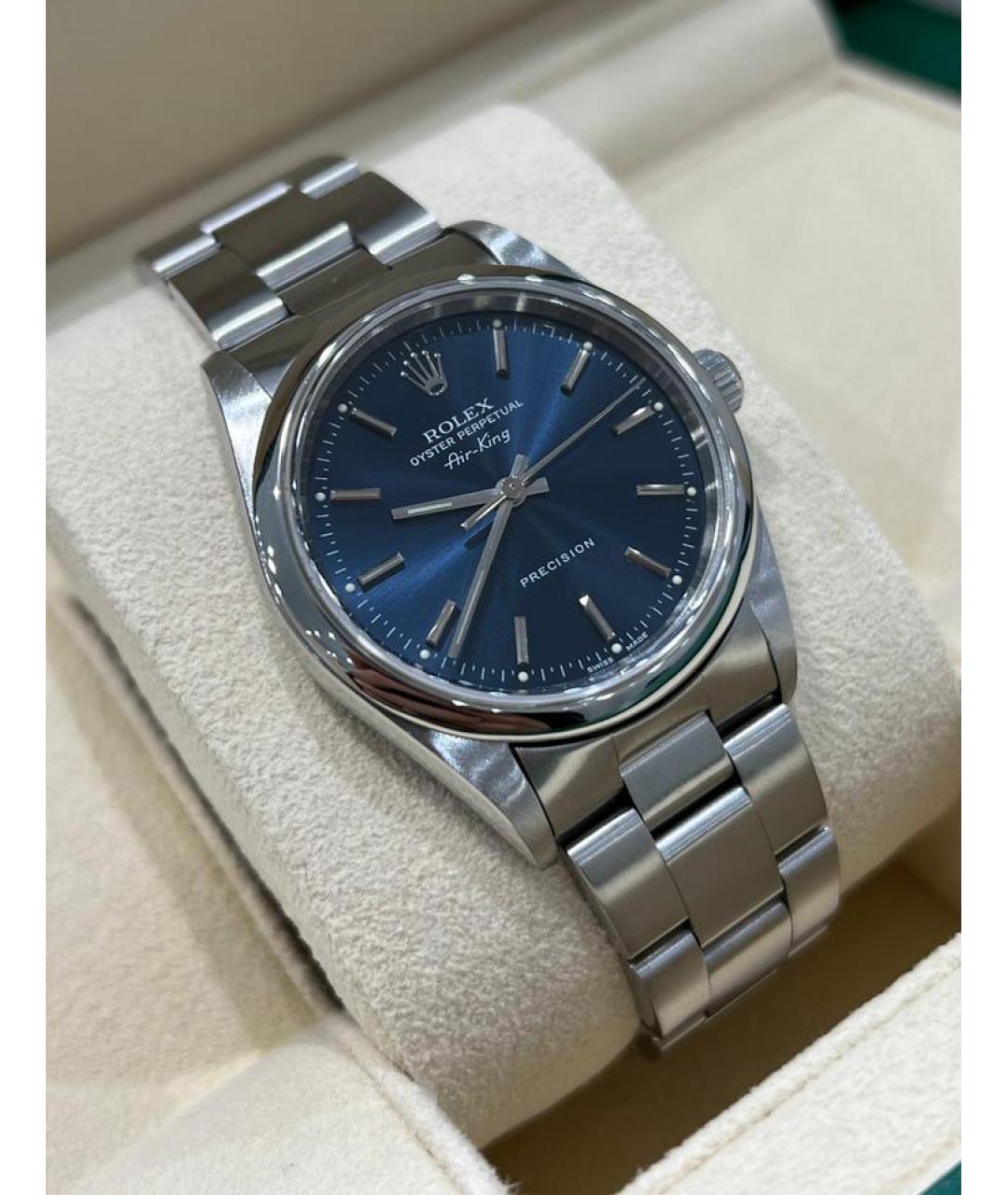 ROLEX Темно-синие часы, фото 3
