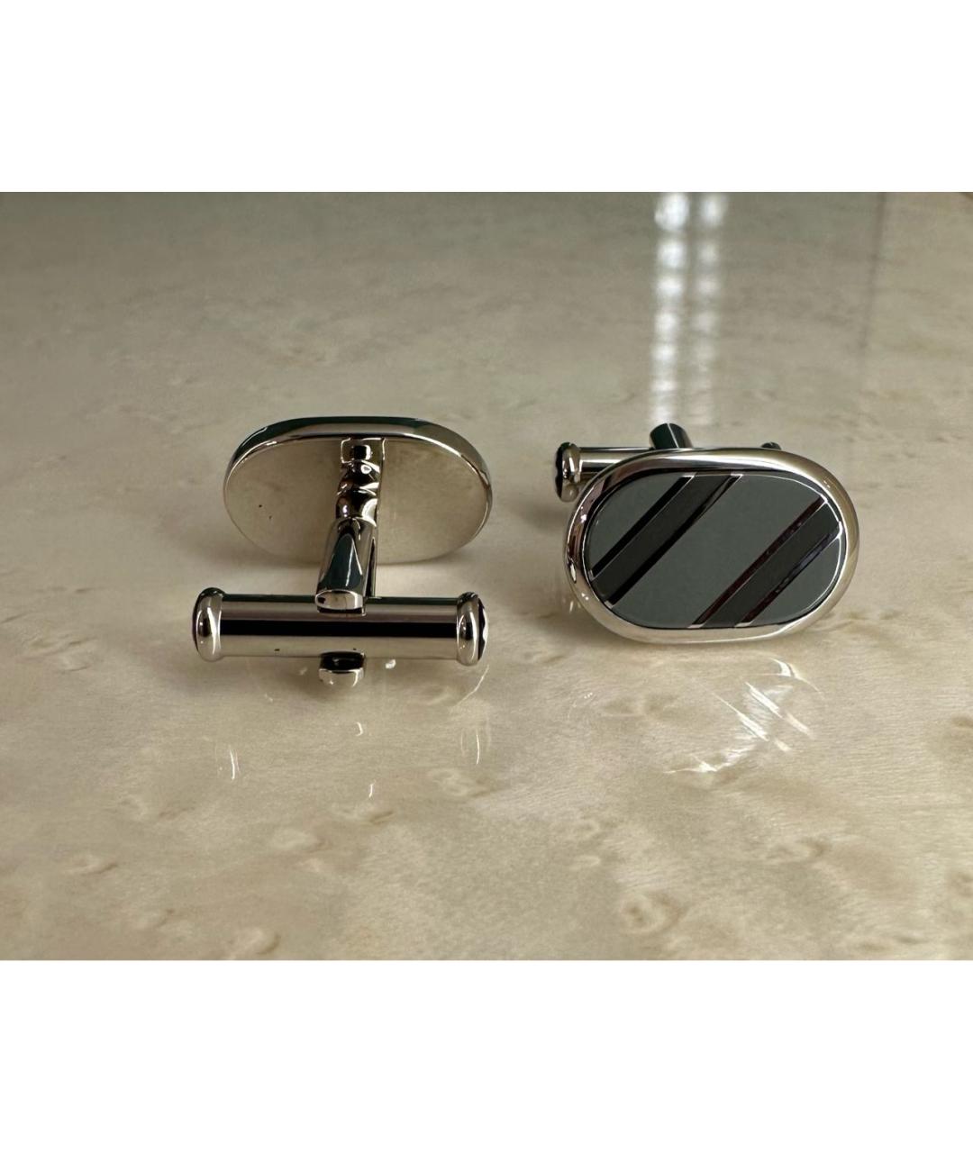 MONTBLANC Антрацитовые металлические запонки, фото 2
