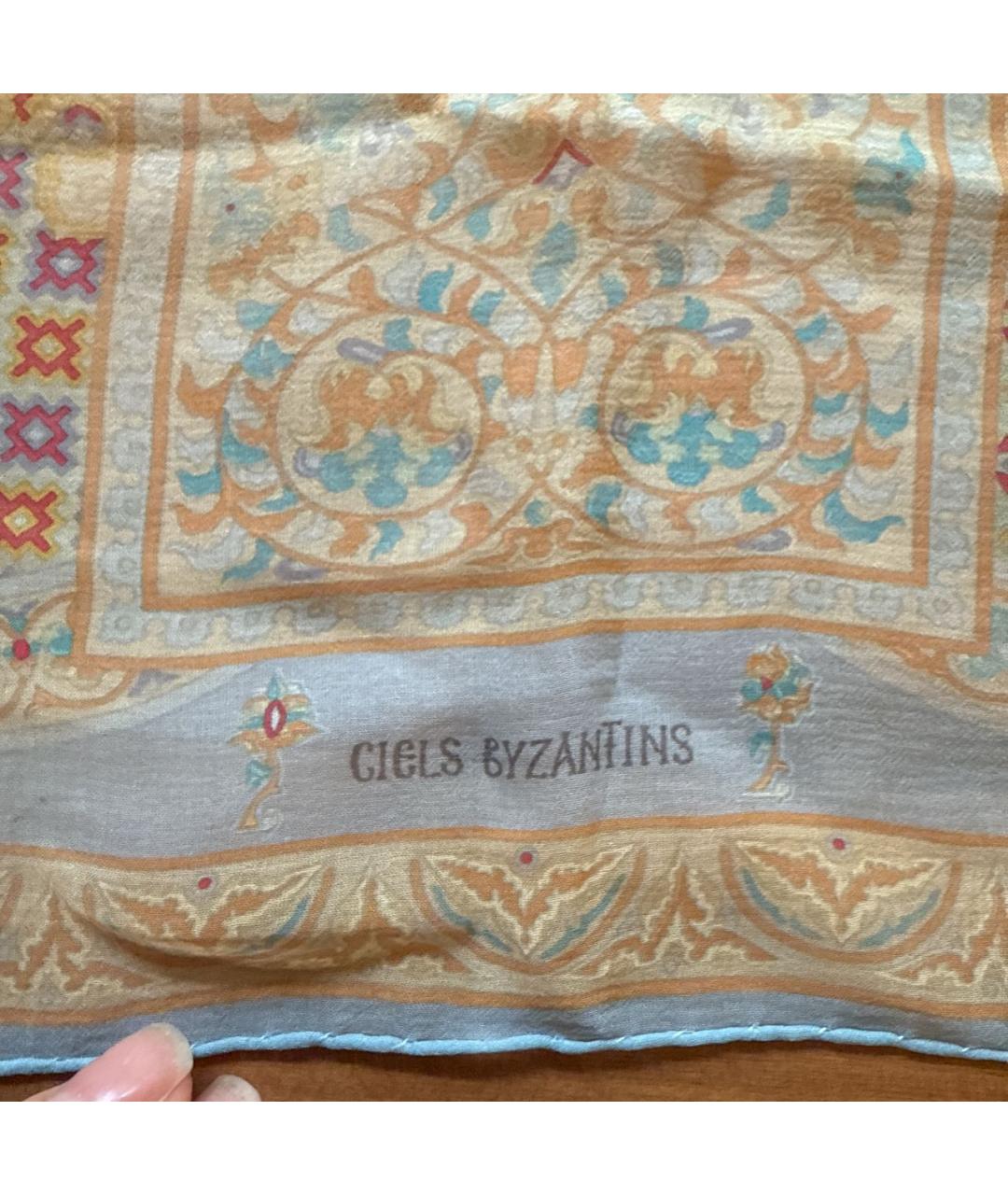 HERMES Голубой платок, фото 2