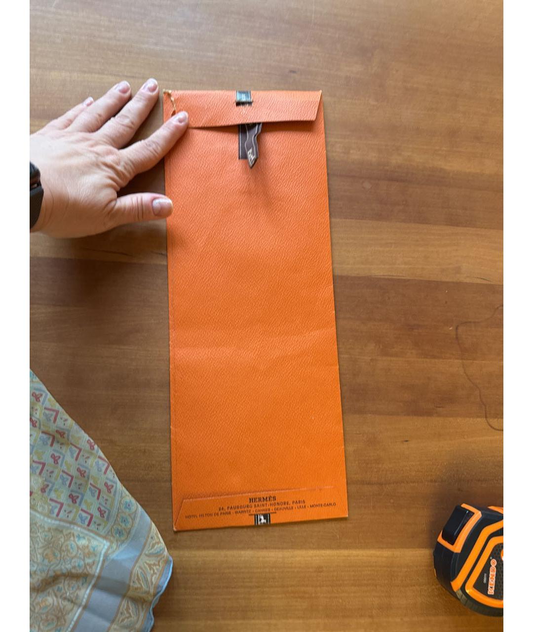 HERMES Голубой платок, фото 5