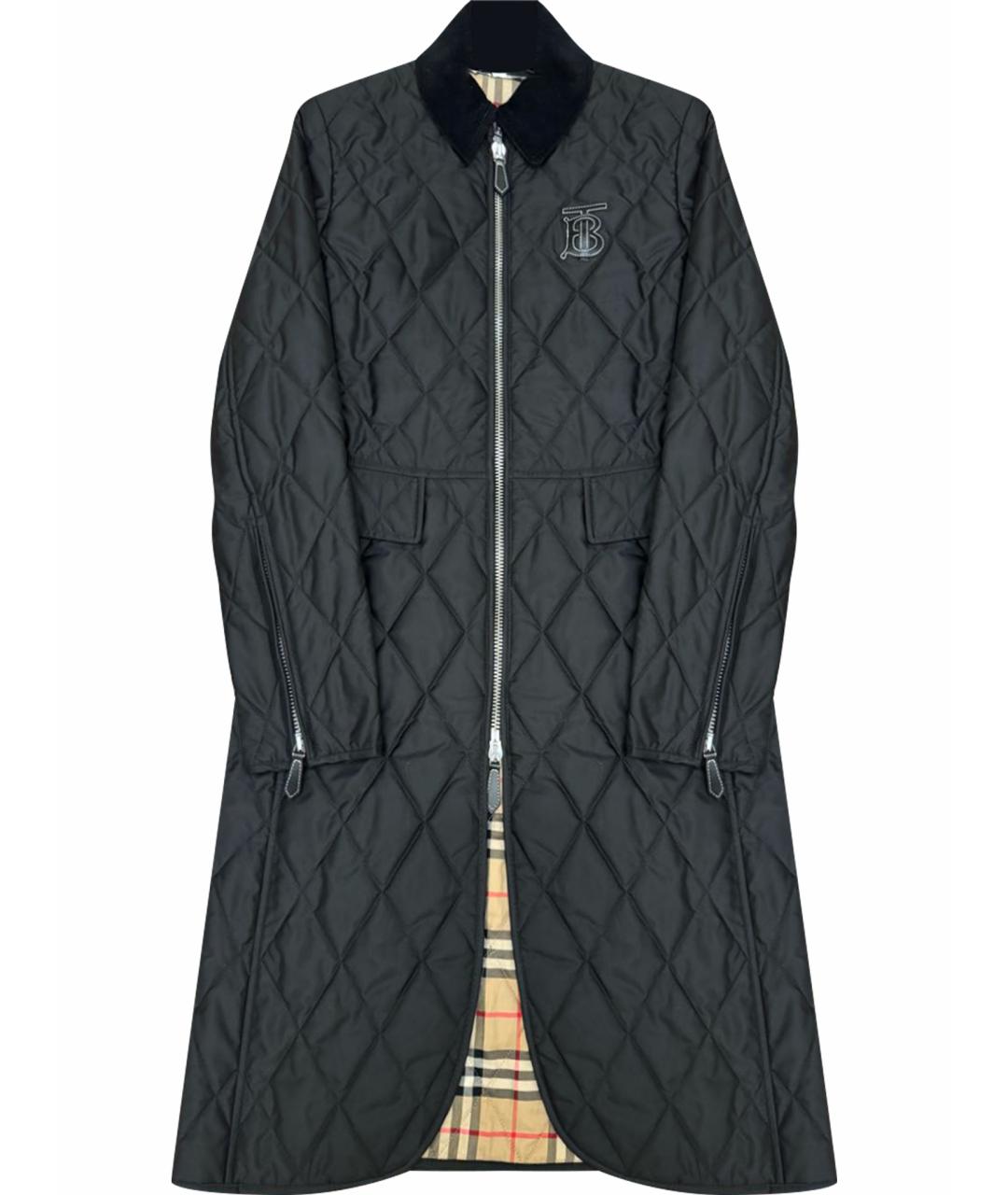 BURBERRY Черное пальто, фото 1