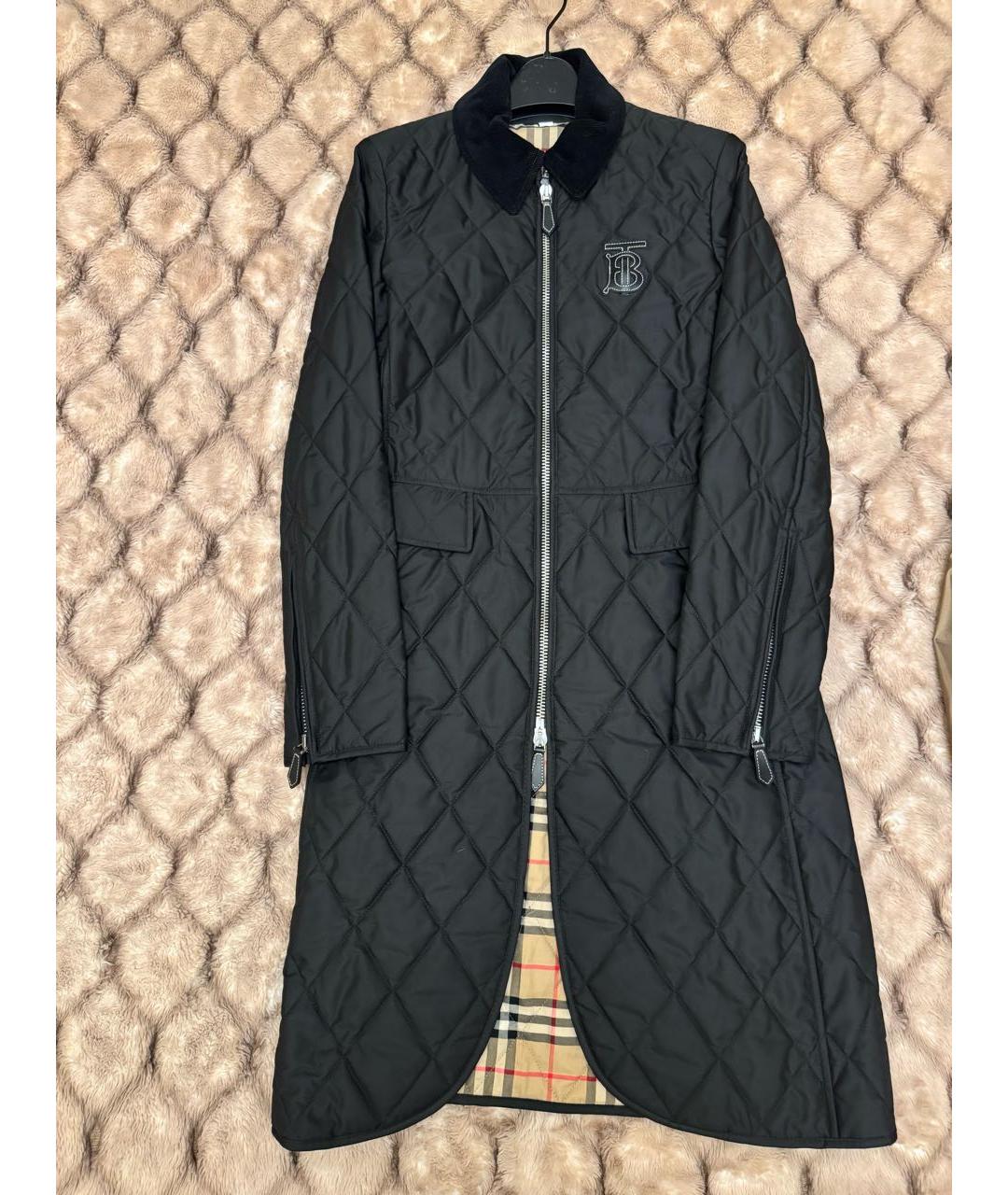 BURBERRY Черное пальто, фото 5