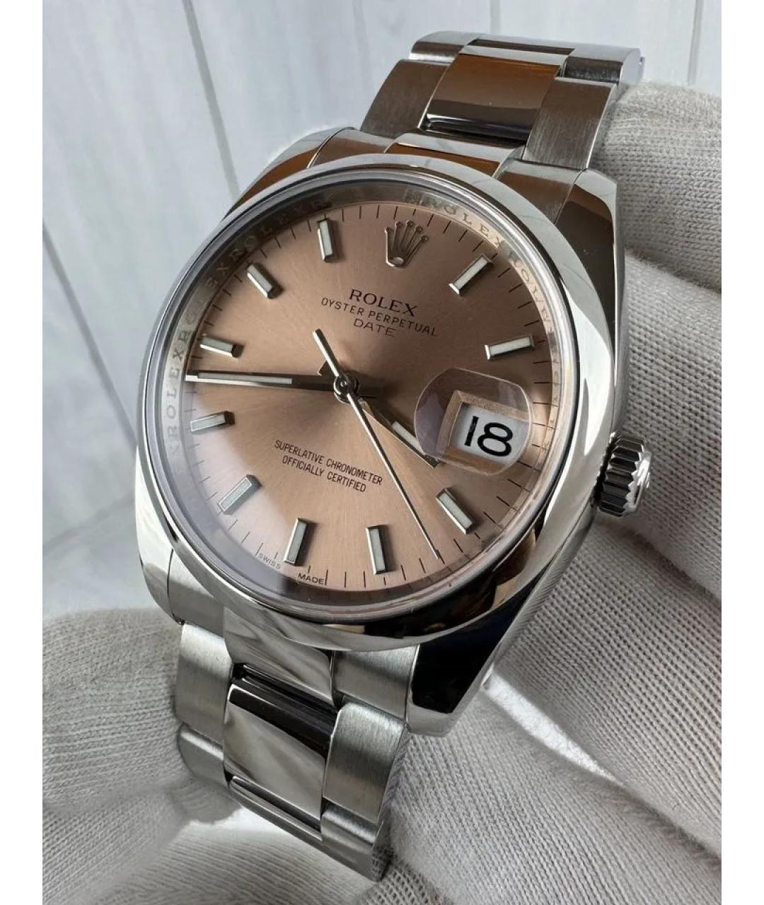 ROLEX Розовые часы, фото 3